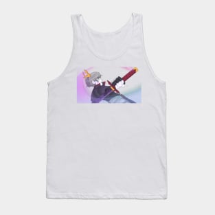 Pixal Slash Tank Top